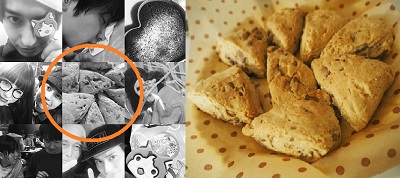 匂わせと言われたスコーン画像