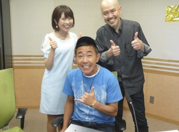 「なかじましんやの土曜の穴」にゲスト出演した木梨憲武