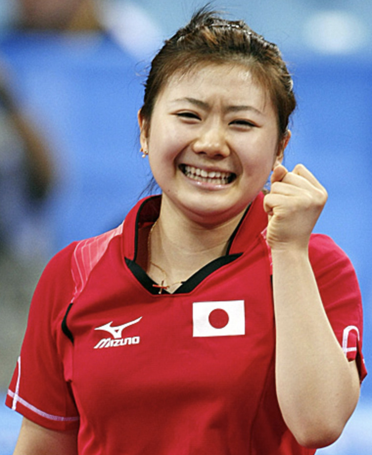 北京オリンピック時の福原愛