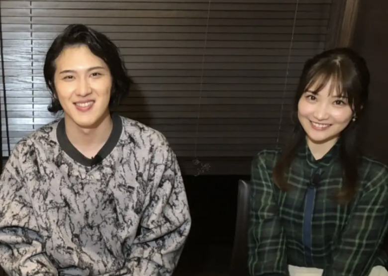 野村彩也子アナと尾上松也の初共演画像
