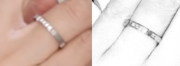 桜井野の花 結婚指輪の比較画像
