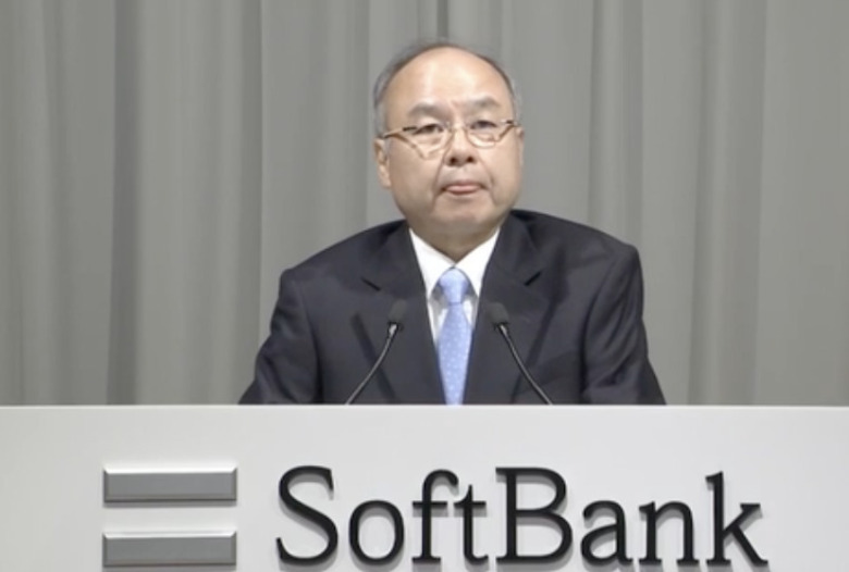 ソフトバンク記者会見時の孫正義(2021)