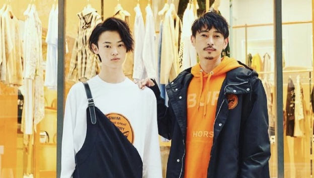 窪塚洋介と息子の愛流くん